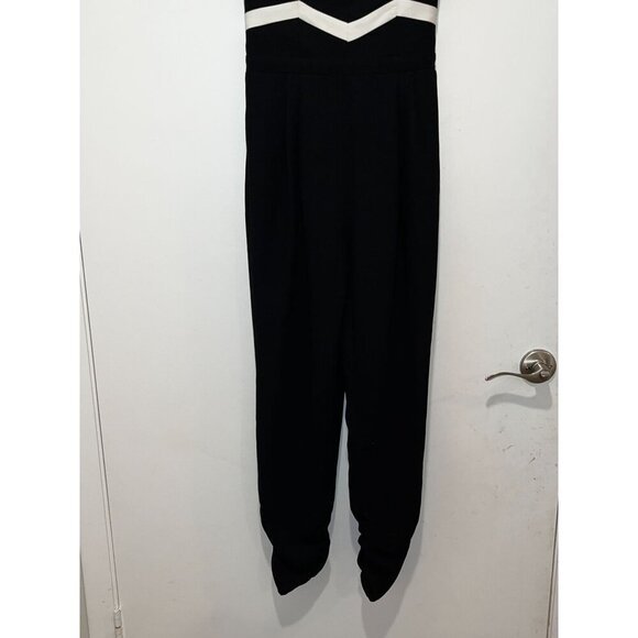 Parker Chevron Carmela Combo  Strapless  Women's Jumpsuit Size M - Picture 4 of 11